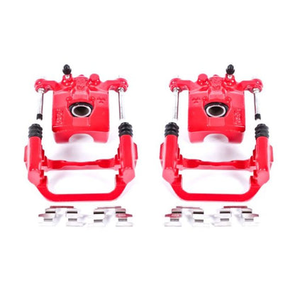 PowerStop Power Stop 02-06 Nissan Altima Rear Red Calipers w/Brackets - Pair