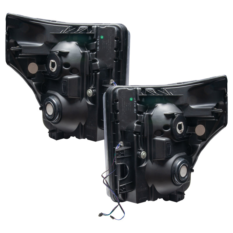 ORACLE Lighting Oracle 11-16 Ford F250/350 LED HL - Black - ColorSHIFT w/ BC1 Controller