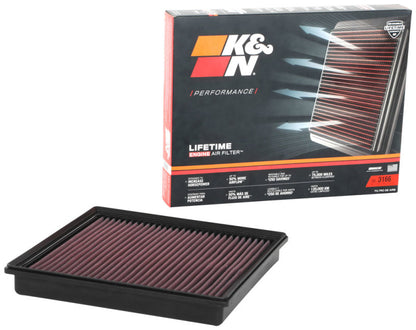 K&N Engineering K&N 19-21 Toyota Hiace L4-2.8L F/I Drop In Air Filter