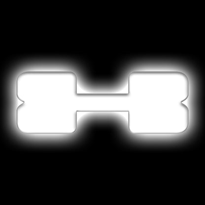 ORACLE Lighting Universal Illuminated LED Letter Badges - Matte Wht Surface Finish - X