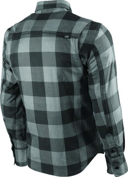 Speed and Strength True Grit 2.0 Armored Moto Shirt Grey - Small