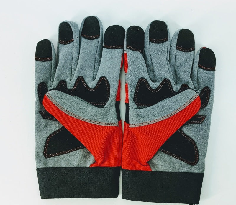 Granatelli Motor Sports Granatelli X-Large Mechanics Work Gloves - Red/Gray/Black