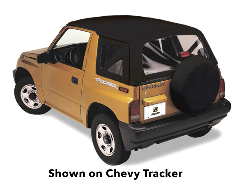 Bestop 99-04 Chevy/GMC Tracker Replace A-Top (Black Crush Clear Windows No Door Skins Included)