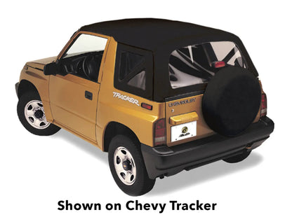 Bestop 99-04 Chevy/GMC Tracker Replace A-Top (Black Crush Clear Windows No Door Skins Included)