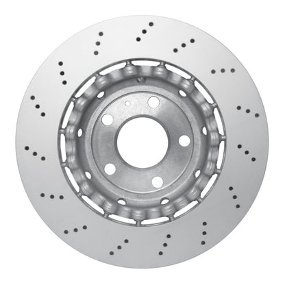 DFC 07-08 Audi RS4 Right Rear Drilled Hi-Carbon Alloy Geomet Coated Rotor