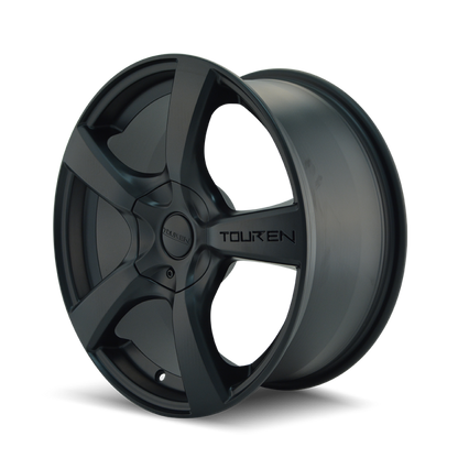 Touren 3190 TR9 18x8 / 5x108/114.3 BP / 40mm Offset / 72.62mm Hub Matte Black Wheel