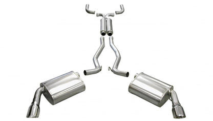 CORSA Performance Corsa 2010-2015 Chevrolet Camaro Coupe SS 6.2L V8 Auto Polished Sport Cat-Back + XO Exhaust