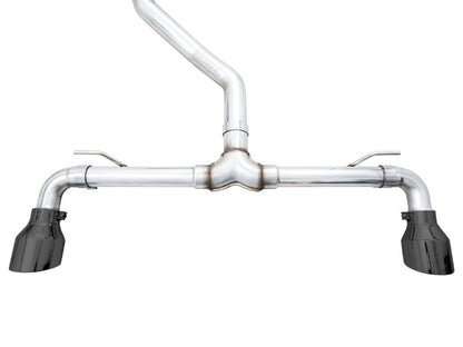 AWE Tuning 2022 VW GTI MK8 Track Edition Exhaust - Diamond Black Tips