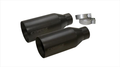 CORSA Performance Corsa 2017-2020 Ford F-150 Raptor 3in Inlet / 5in Outlet Black Cerakote Tip Kit (For Corsa Exh Only)