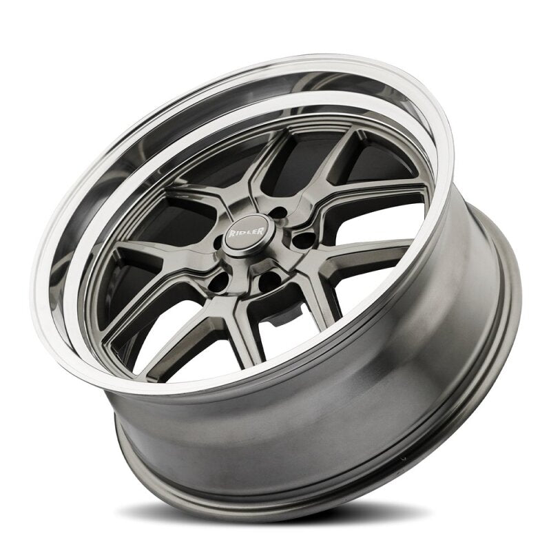 Ridler Wheels Ridler 610 20x8.5 / 5x120.65 BP / 0mm Offset / 83.82mm Hub Gloss Grey Polished Wheel