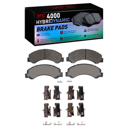 DFC 98-99 Chevrolet W4500 TILTMASTER (w/Front Rotors) Front 4000 HybriDynamic Pads & Hardware Kit