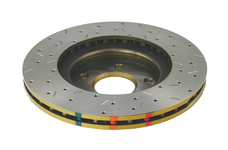 DBA 03-05 350Z / 03-04 G35 / 03-05 G35X Front Drilled & Slotted 4000 Series Rotor