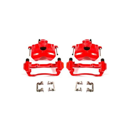 PowerStop Power Stop 08-11 Ford Focus Front Red Calipers w/Brackets - Pair
