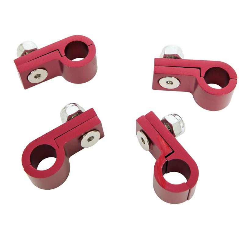 Russell Performance Aluminum -8AN Line Clamp Black Anodized Finish