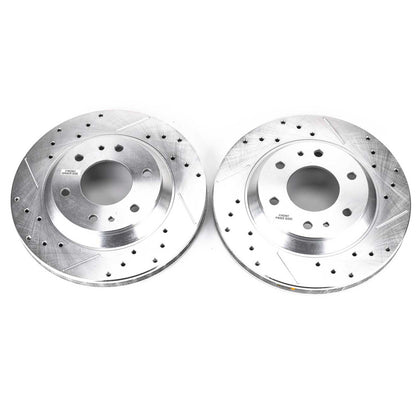 PowerStop Power Stop 04-05 Buick Rainier Front Evolution Drilled & Slotted Rotors - Pair