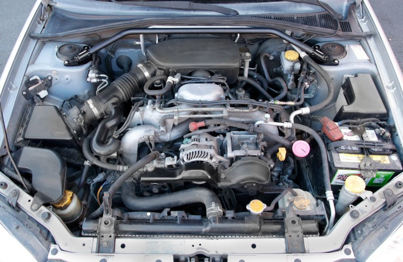 Perrin Performance PERRIN 02-07 Subaru WRX/STi/Impreza / 04-08 Forester Front Strut Brace - Black