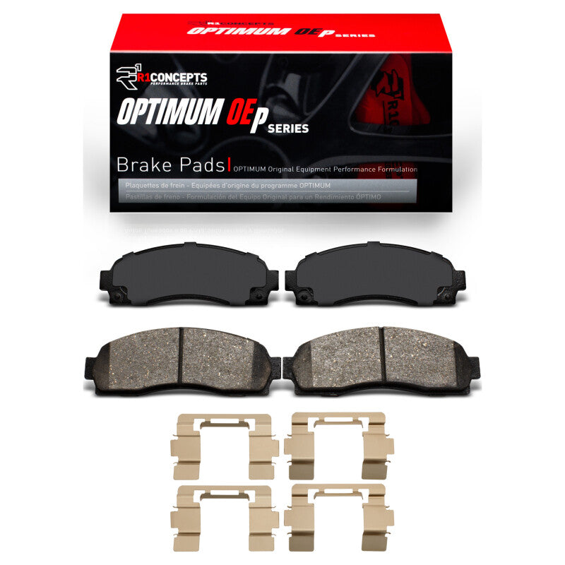 R1 Concepts R1 02-12 Chevrolet Equinox Front Optimum OE Pads & Hardware Kit