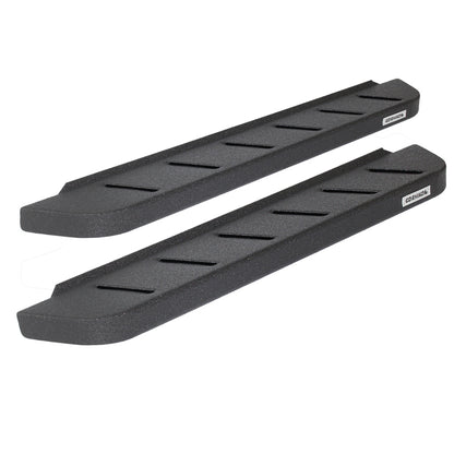 Go Rhino RB10 Slim Running Boards 57in. Cab Length - Tex. Blk (No Drill/Mounting Brackets Required)