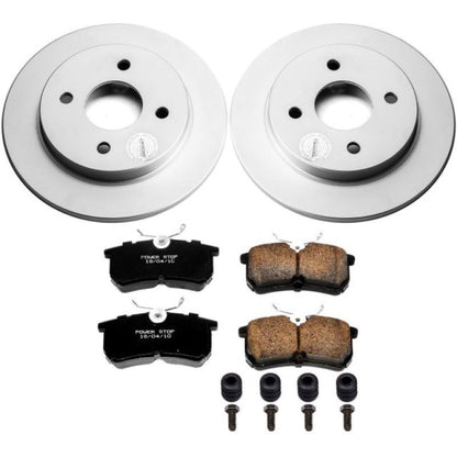 PowerStop Power Stop 14-19 Ford Fiesta Rear Z17 Evolution Geomet Coated Brake Kit
