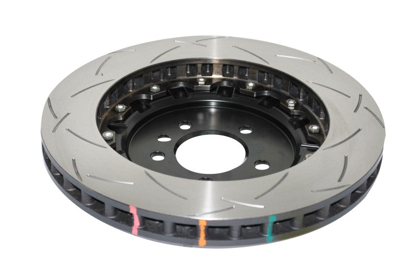 DBA 09-15 Lotus Evora F Front Slotted 5000 Series 2 Piece Rotor Assembled w/ Black Hat