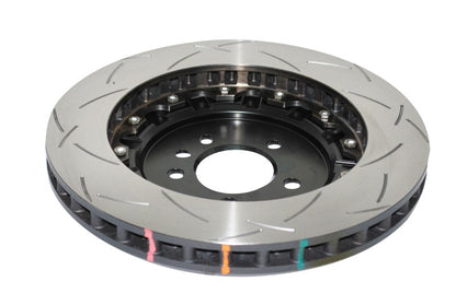 DBA 09-15 Lotus Evora F Front Slotted 5000 Series 2 Piece Rotor Assembled w/ Black Hat