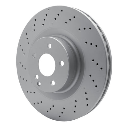 DFC 07-14 Mercedes-Benz S600 Front Drilled GeoSPEC Coated Rotor