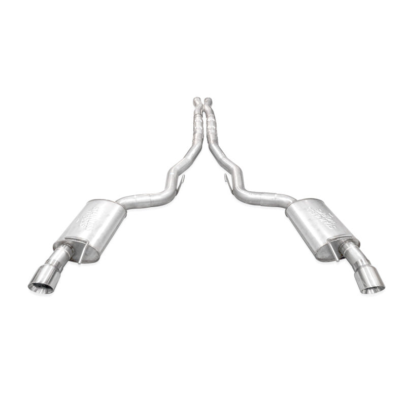 Stainless Works 2024 Mustang GT Catback Dual Tips Redline Sound X-Pipe Performance Connect Exhaust