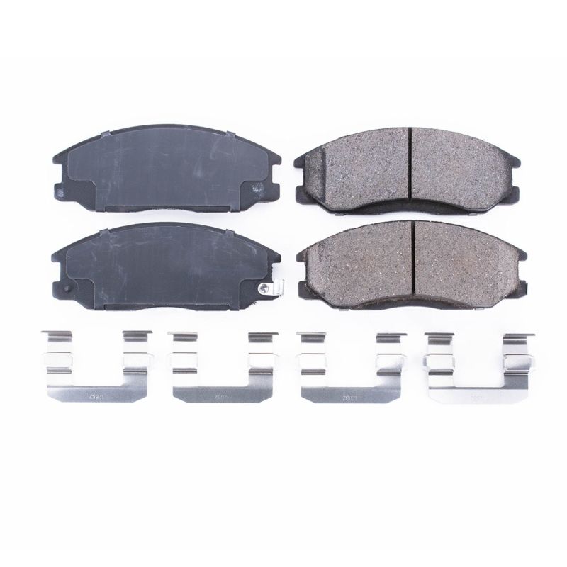 PowerStop Power Stop 01-06 Hyundai Santa Fe Front Z17 Evolution Ceramic Brake Pads w/Hardware