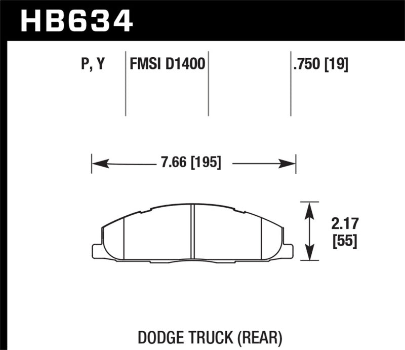 Hawk Performance Hawk 09-14 Dodge Ram 2500/3500 Rear LTS Brake Pads