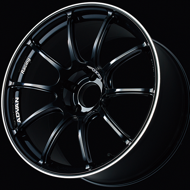 Advan RZII 16x7.0 / +30 Offset / 4x100 / 63mm Bore / Racing Gloss Black and Ring