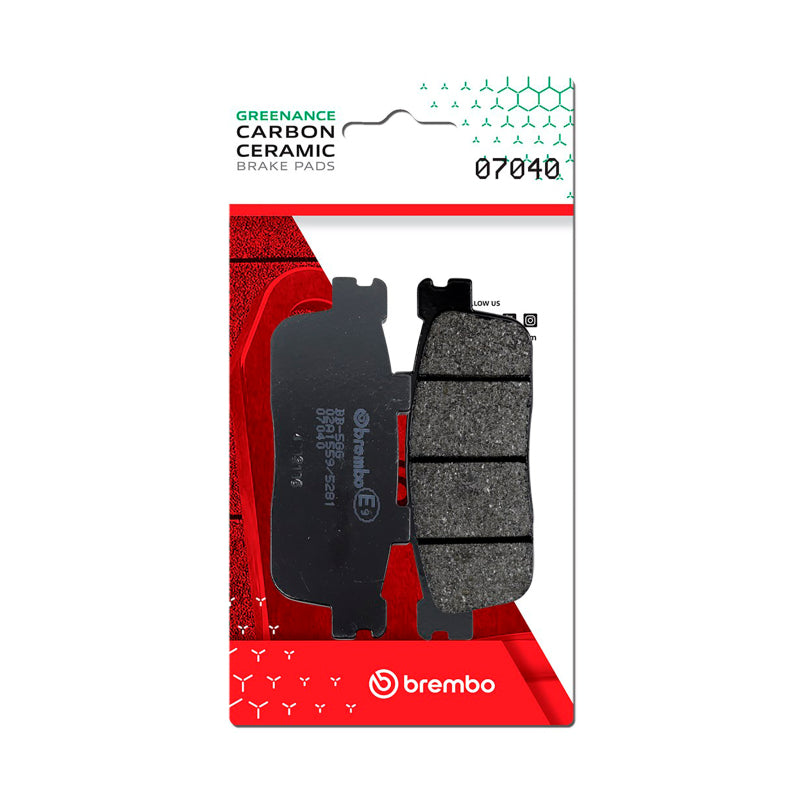 Brembo Powersports Brembo SYM Gts/SYM Wolf/SYM CruiSYM/TGB X-Motion Carbon Ceramic Brake Pad - Rear
