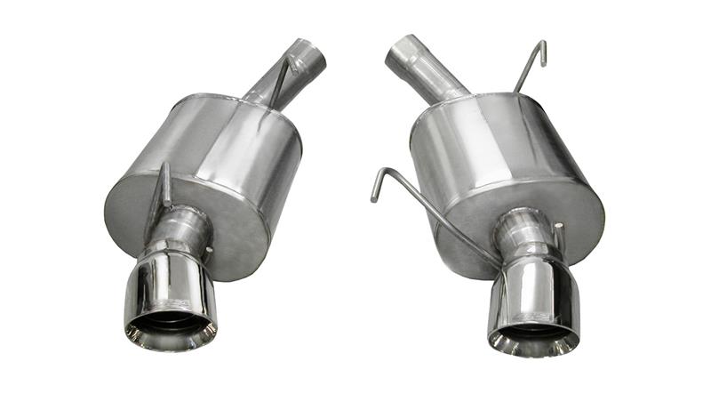 CORSA Performance Corsa 2005-2010 Ford Mustang Shelby GT500 5.4L V8 Polished Sport Axle-Back Exhaust