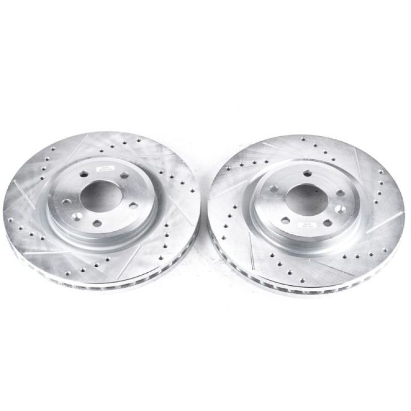 PowerStop Power Stop 09-11 Ford Flex Front Evolution Drilled & Slotted Rotors - Pair