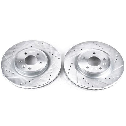 PowerStop Power Stop 09-11 Ford Flex Front Evolution Drilled & Slotted Rotors - Pair