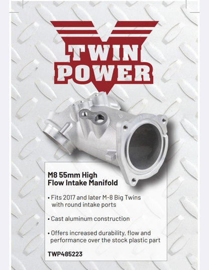 TwinPower Twin Power 55mm Aluminum High Flow Intake Manifold for 2017+ M8