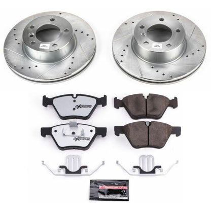 PowerStop Power Stop 08-10 BMW 128i Front Z26 Street Warrior Brake Kit