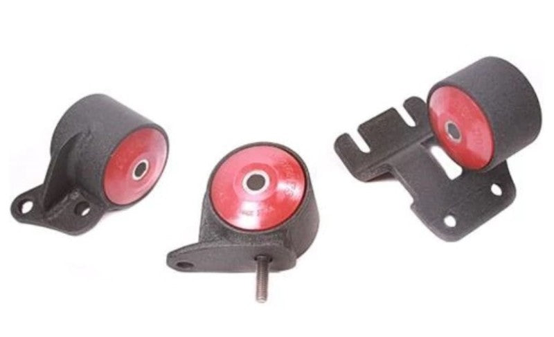 Innovative Mounts Innovative 90-93 Integra B-Series Black Steel Mounts 60A Bushings (Auto Trans Hydro)