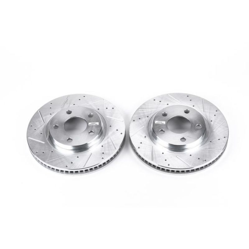 PowerStop Power Stop 00-04 Buick LeSabre Front Evolution Drilled & Slotted Rotors - Pair