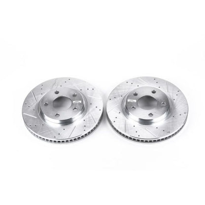 PowerStop Power Stop 00-04 Buick LeSabre Front Evolution Drilled & Slotted Rotors - Pair