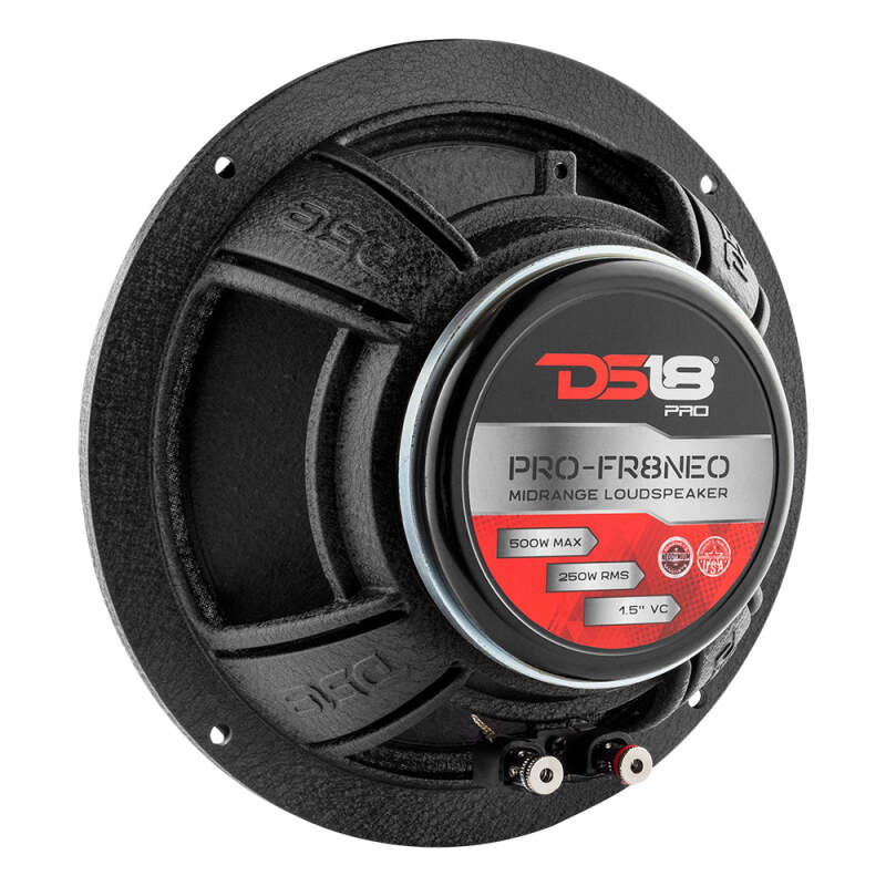 DS18 8in 250 Watts RMS 4 ohm Neodymium Full Range Loudspeaker