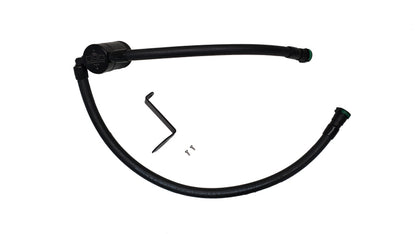 J&L 23-26 Ford F-250/F-350 6.8L;7.3L Oil Separator 3.0 Passenger Side - Black Anodized