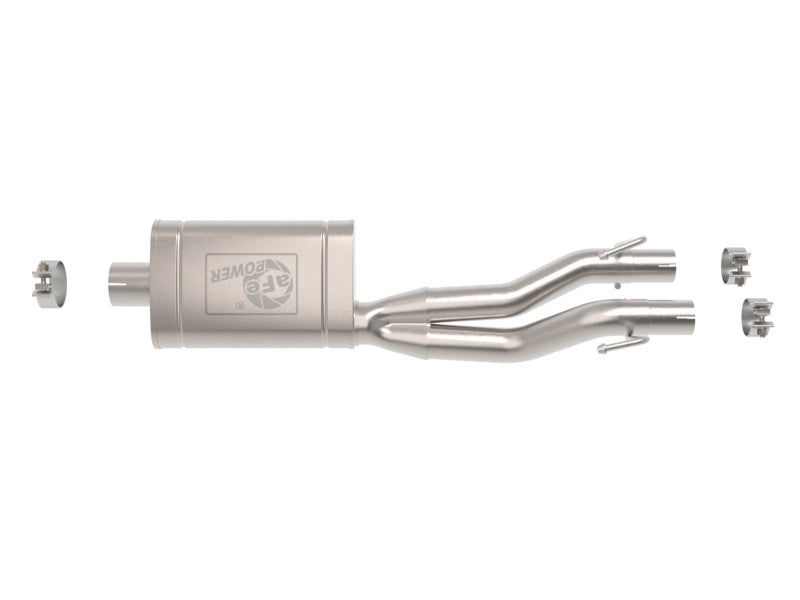 aFe Apollo GT Series 409 Stainless Steel Muffler Upgrade Pipe 09-19 Ram 1500 (Dual Exhaust) V8-5.7L