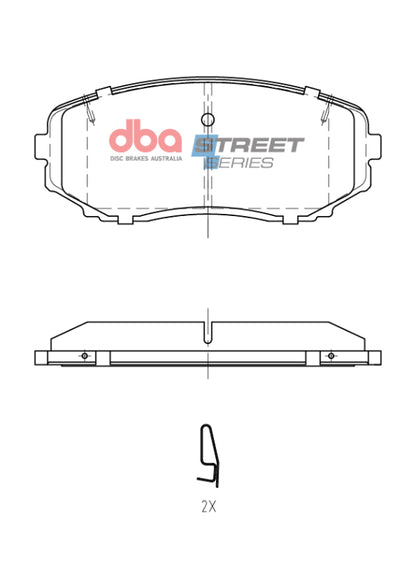DBA 2018+ Mitsubishi Eclipse Cross Street Series Front Brake Pads