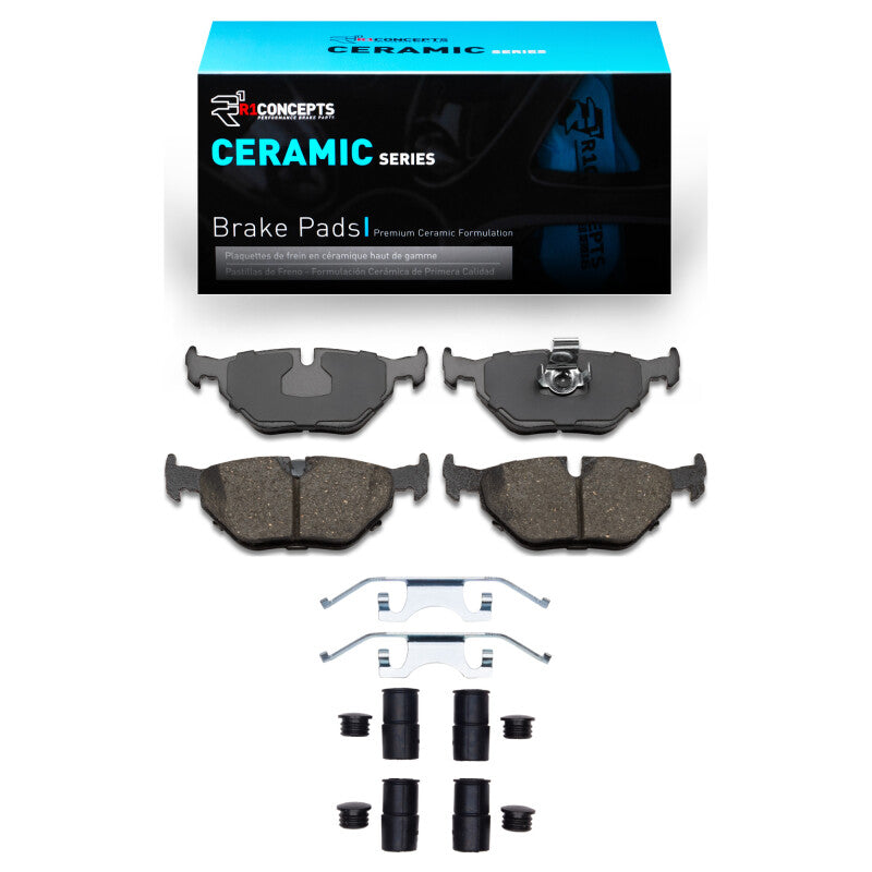 R1 Concepts R1 96-03 BMW 528I Rear Ceramic Pads & Hardware Kit