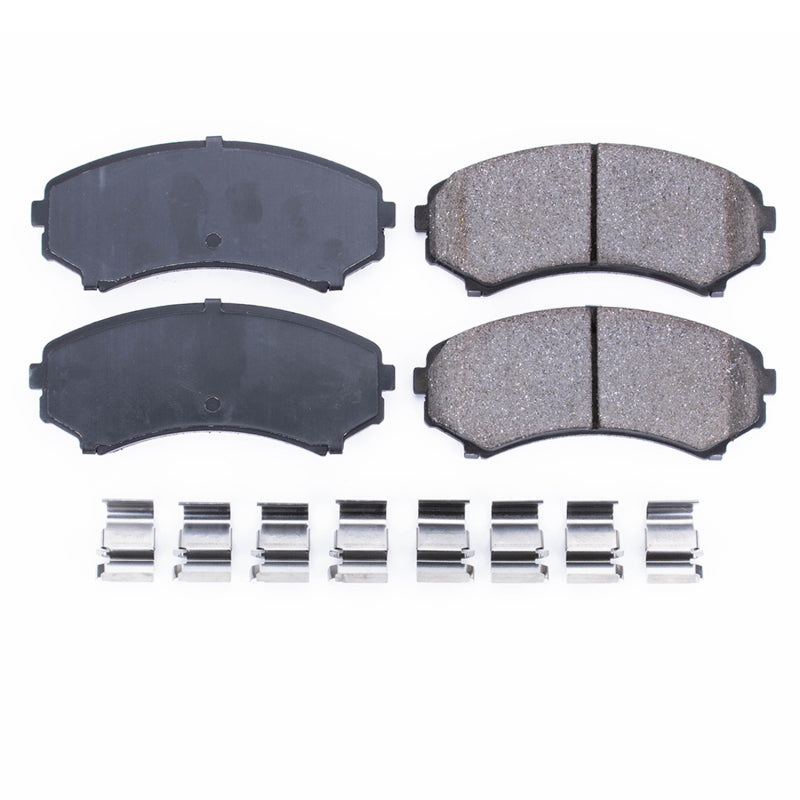 PowerStop Power Stop 2002 Honda Passport Front Z17 Evolution Ceramic Brake Pads w/Hardware