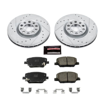 PowerStop Power Stop 16-18 Fiat 500X Front Z23 Evolution Sport Brake Kit