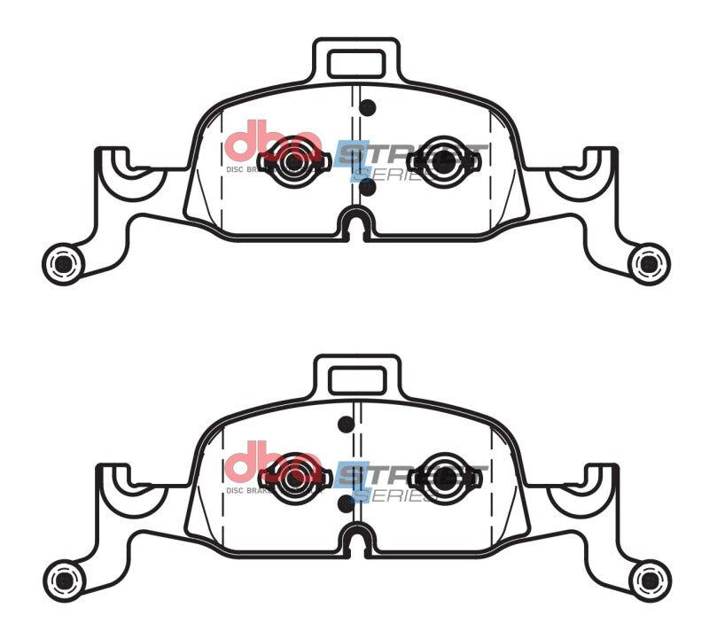 DBA 17-19 Audi A4 Street Series Front Brake Pads
