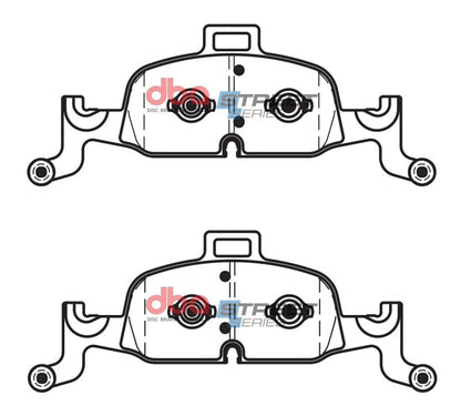 DBA 17-19 Audi A4 Street Series Front Brake Pads