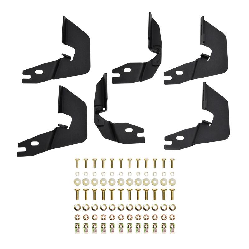 Westin 14-18 Chevrolet/GMC Silv/Seirra 1500 Double Cab Outlaw Nerf Step Bars - Textured Black