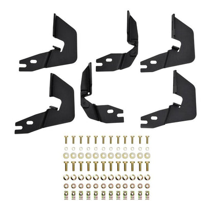 Westin 14-18 Chevrolet/GMC Silv/Seirra 1500 Double Cab Outlaw Nerf Step Bars - Textured Black
